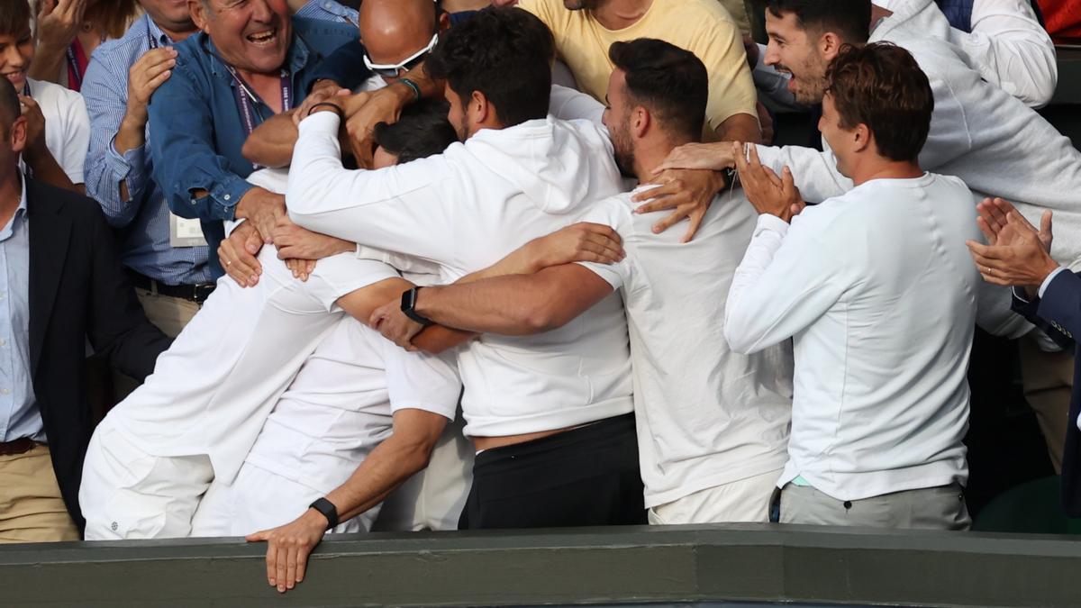 Las mejores fotos del Djokovic - Alcaraz en Wimbledon