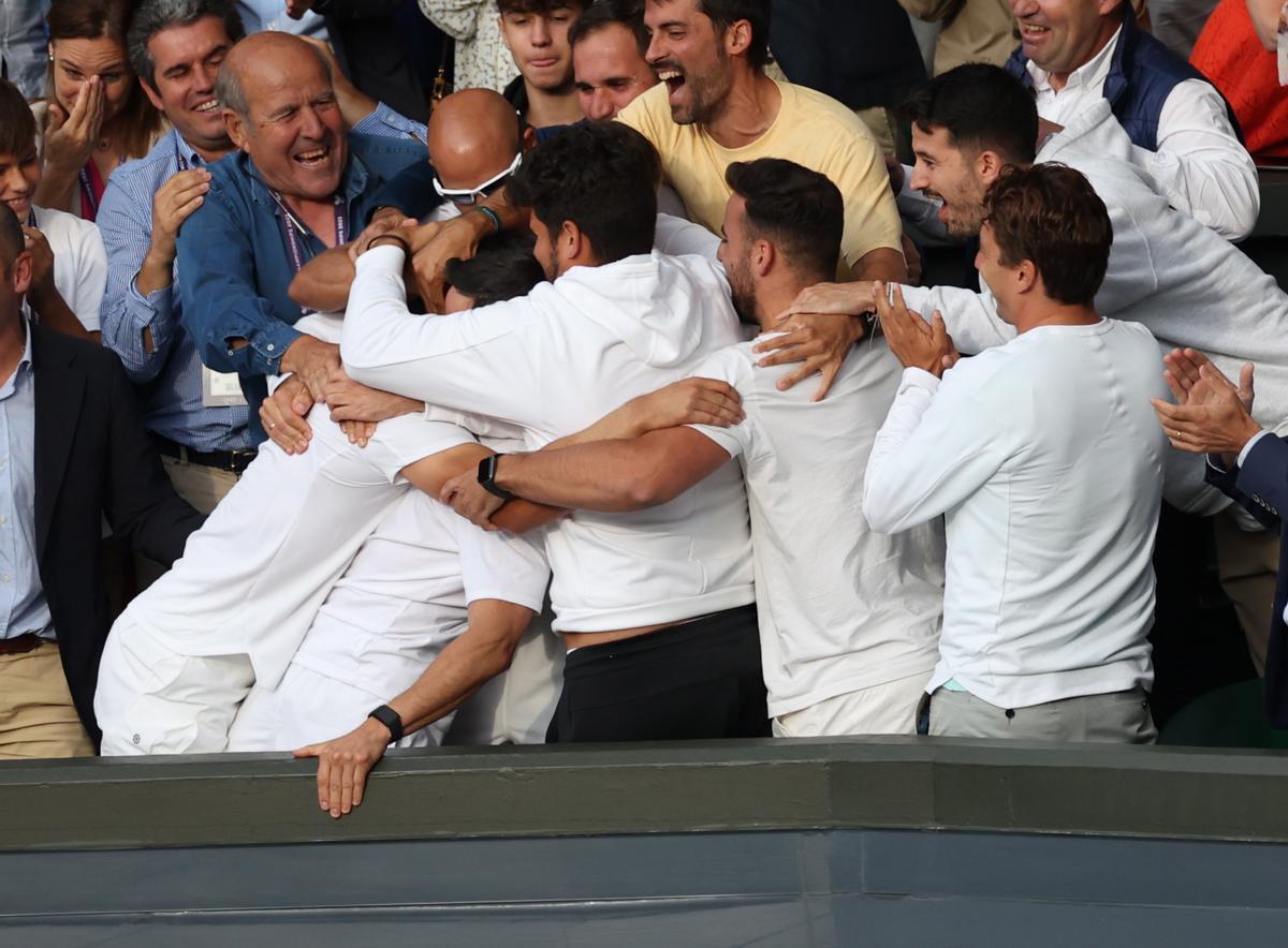 Las mejores fotos del Djokovic - Alcaraz en Wimbledon