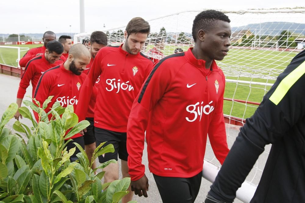 Entrenamiento del Sporting