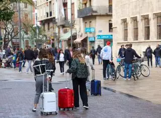 Los apartamentos turísticos en València disparan precios por encima de los 113 euros por noche en el inicio del año