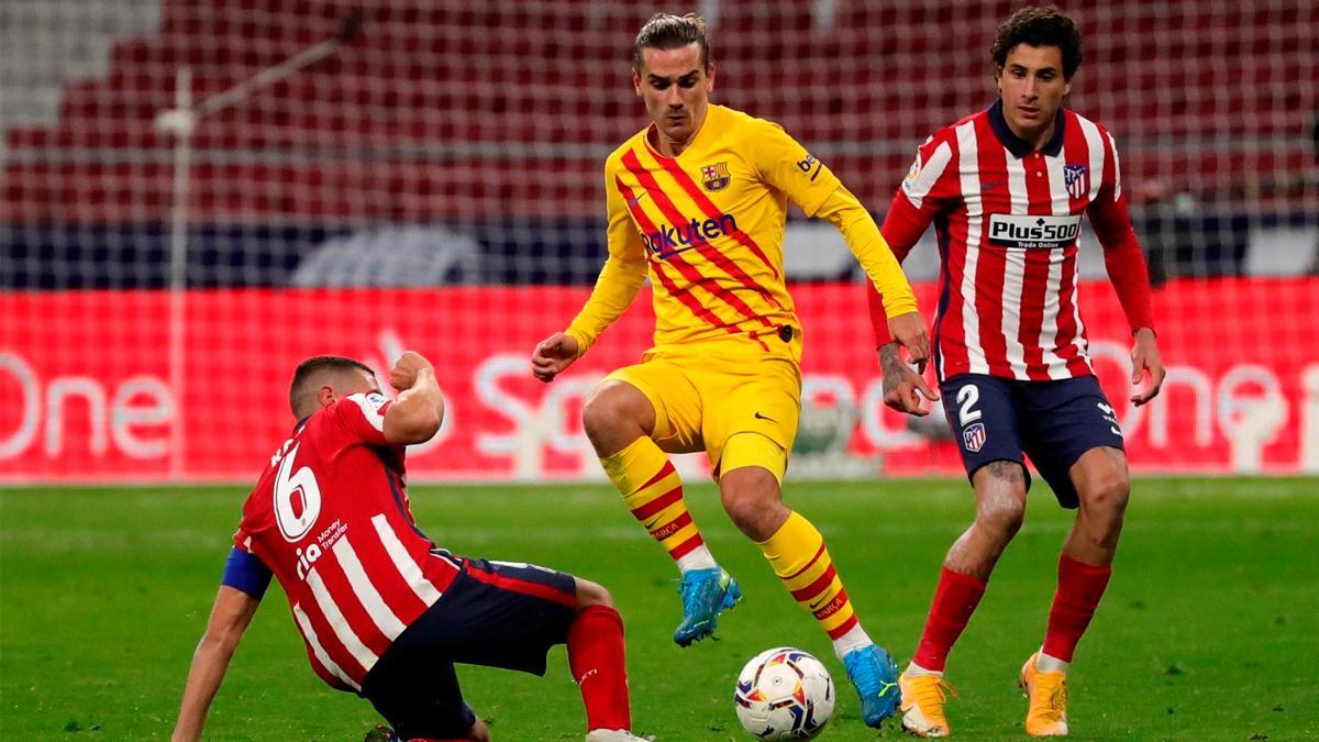 Griezmann sin pólvora contra el Atlético de Madrid