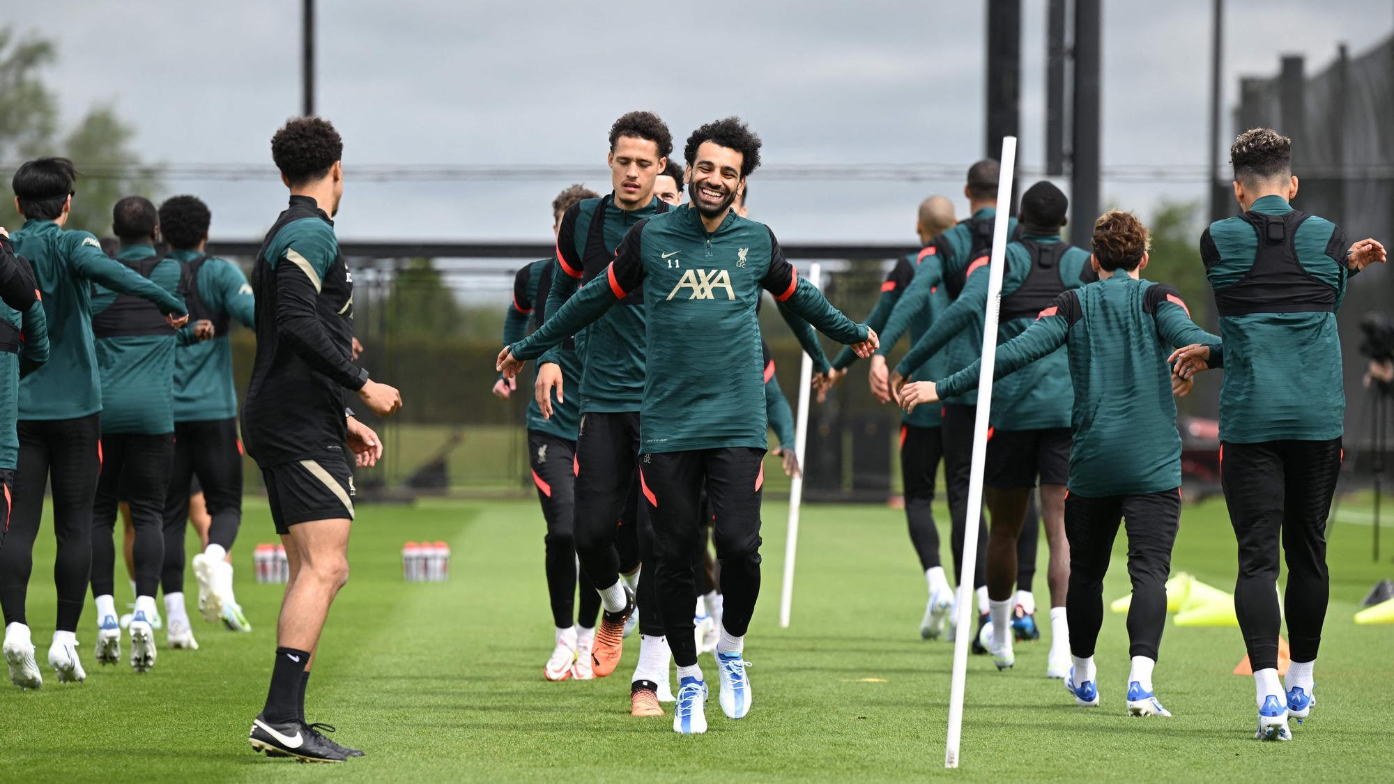 El Liverpool se entrenó para preparar el partido | AFP