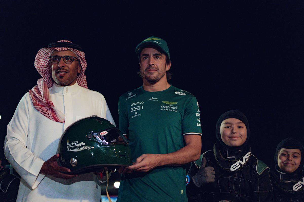 Fernando Alonso llega a Arabia Saudí dispuesto a dar que hablar.