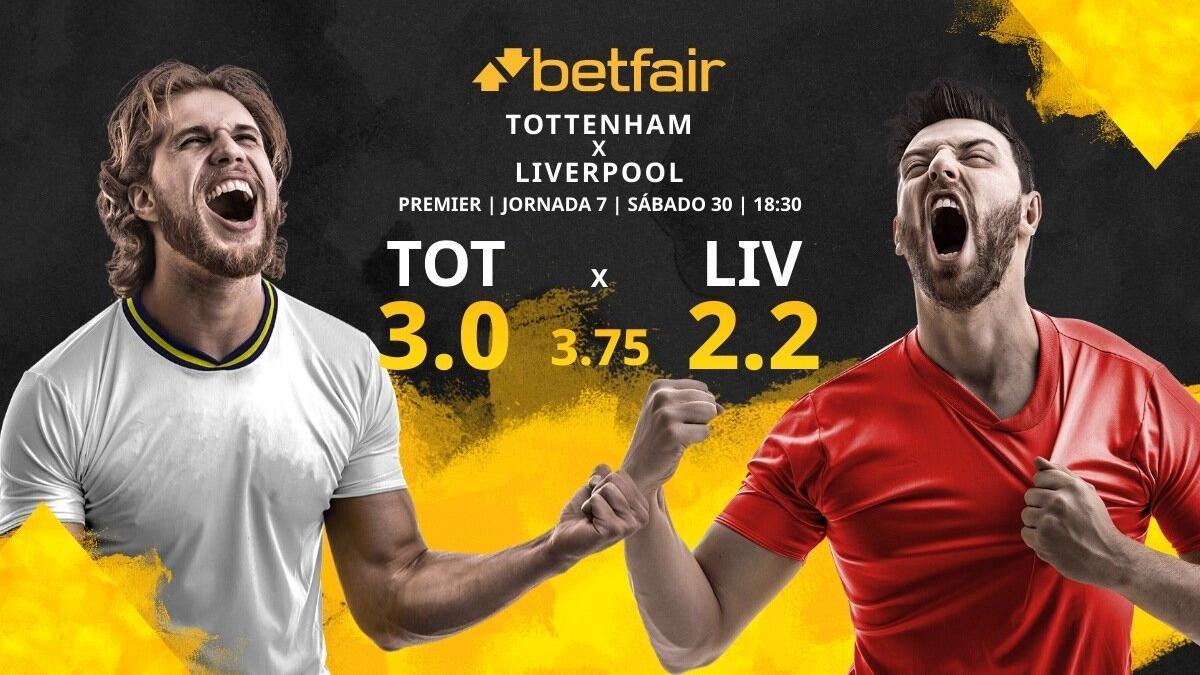 Tottenham Hotspur FC vs. Liverpool FC: horario, TV, estadísticas, clasificación y pronósticos