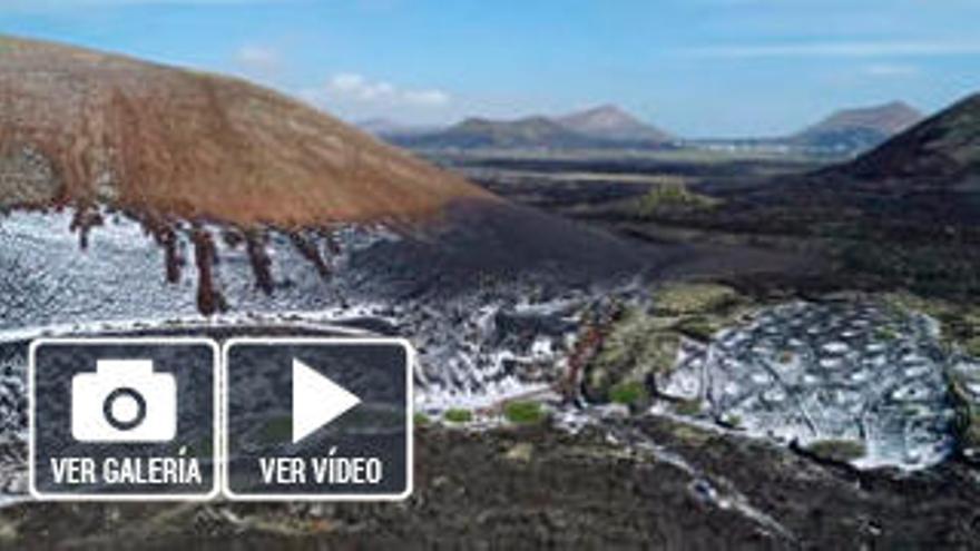 Lanzarote salió a ver &#039;la nieve&#039;