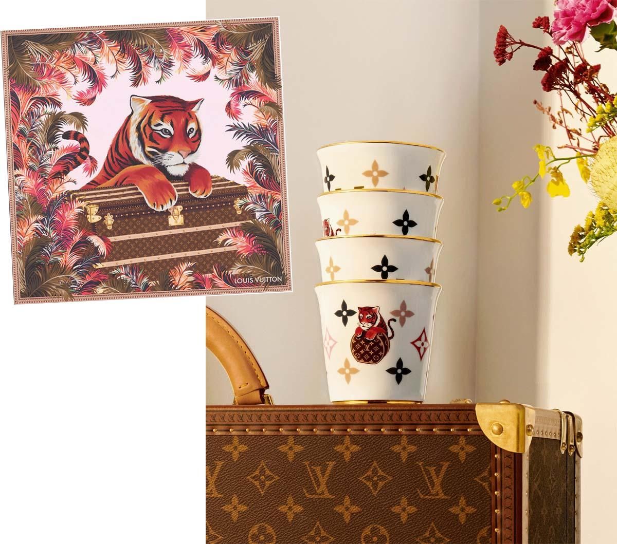 Artículos de la colección 'Precious Tiger' de Louis Vuitton para celebrar el Año Nuevo lunar