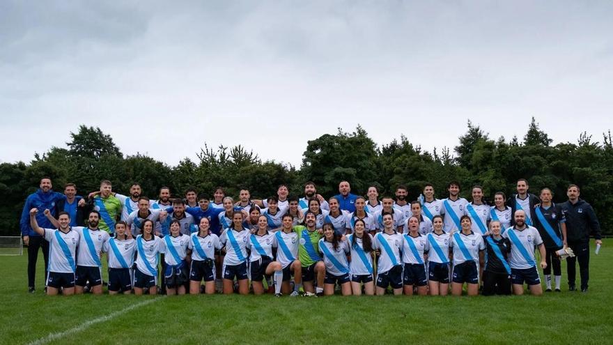 La selección gallega busca fondos para participar en el Mund