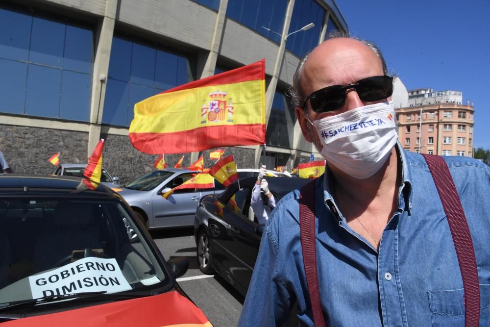 "Caravana por España y por la libertad" en Coruña