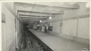 Imagen antigua de la estación de metro Fernando