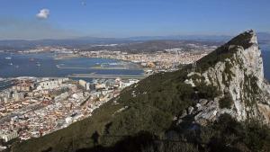 Vista de Gibraltar desde el Peñón.