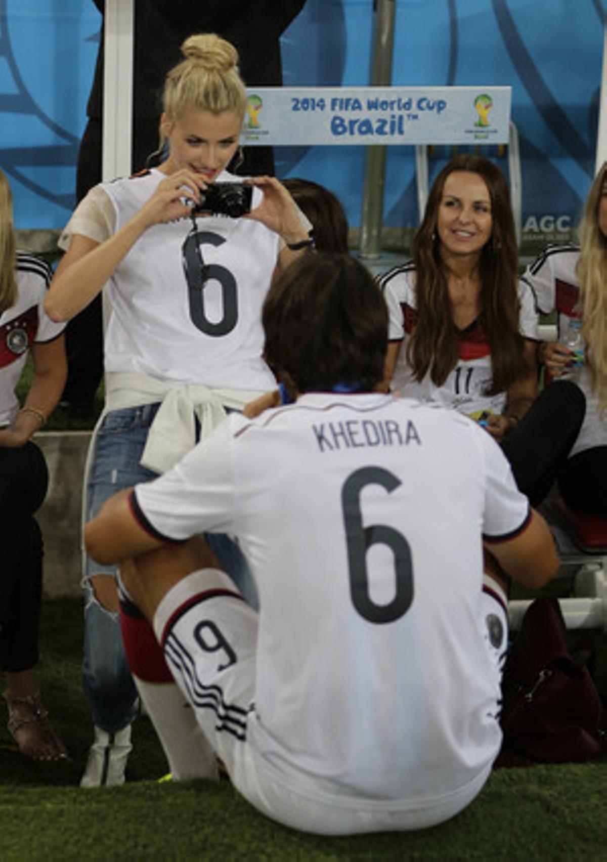 Sami Khedira, amb la seva parella, Lena Gercke.