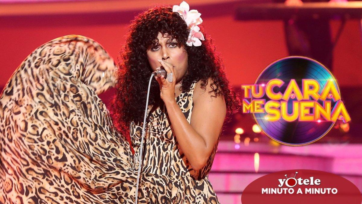 Cristina Ramos imitando a Donna Summer en 'Tu cara me suena 8'