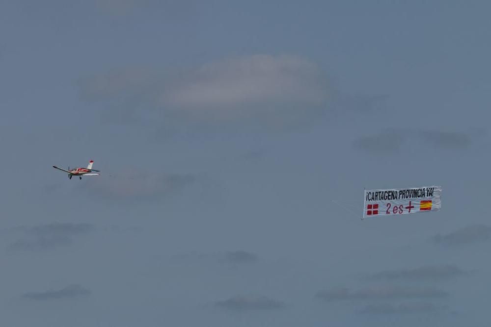 Avioneta provincialista en Cartagena