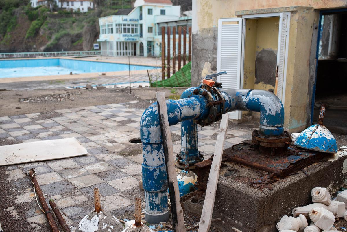 la piscina de Las Aguas, en San Juan de la Rambla.