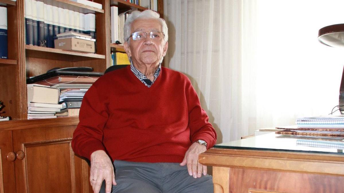 El escritor tudelano Alfonso Verdoy, fallecido este sábado tras ser atropellado cerca de Tarazona.