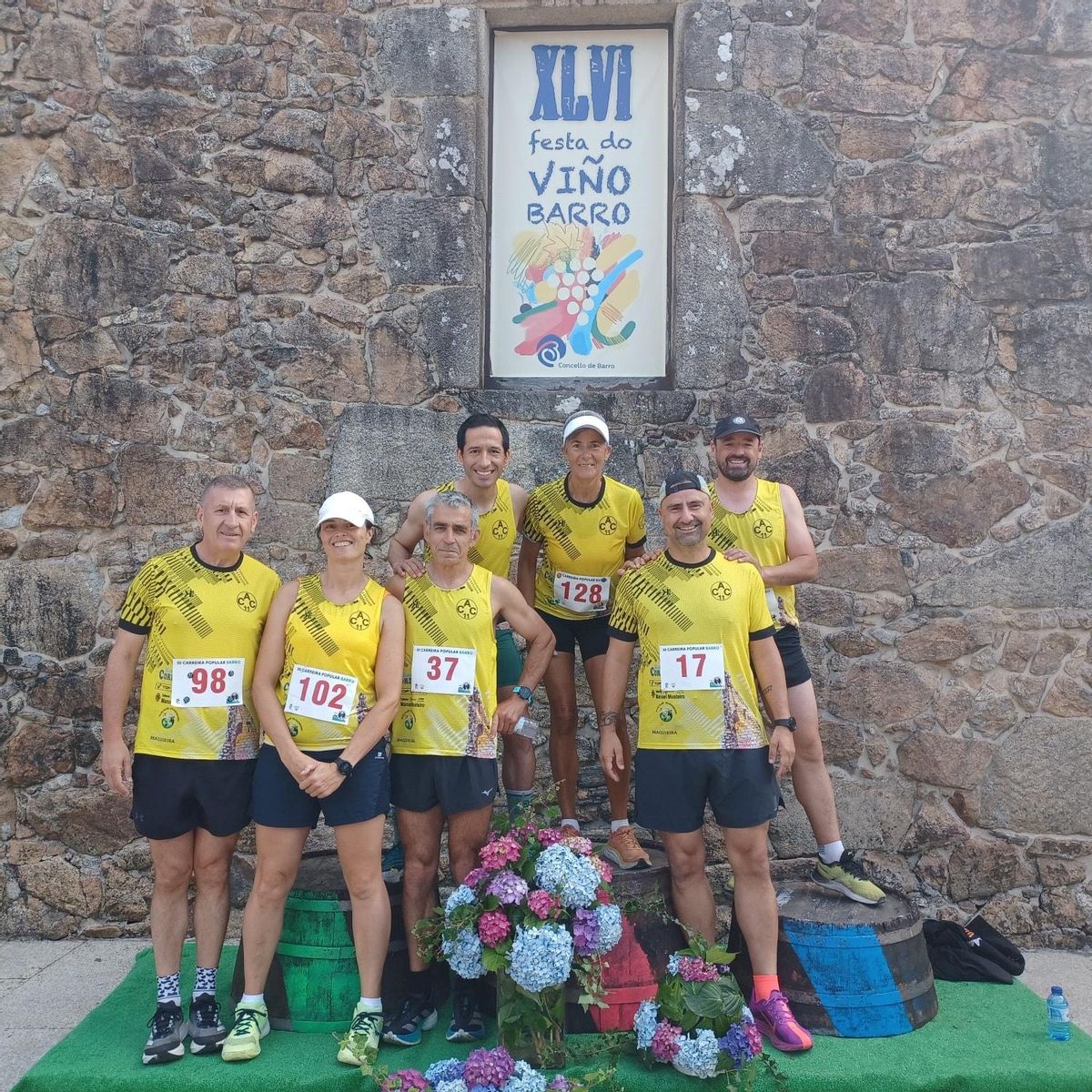Los corredores cambadeses disfrutan cada fin de semana de muchas carreras.