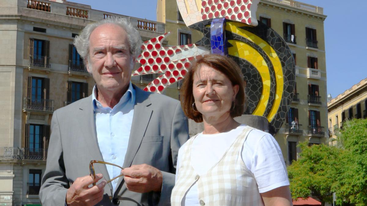 Àngels Pont, directora de GESOP, y Mariano Martínez, presidente del grupo GESOP–IO Investigación.