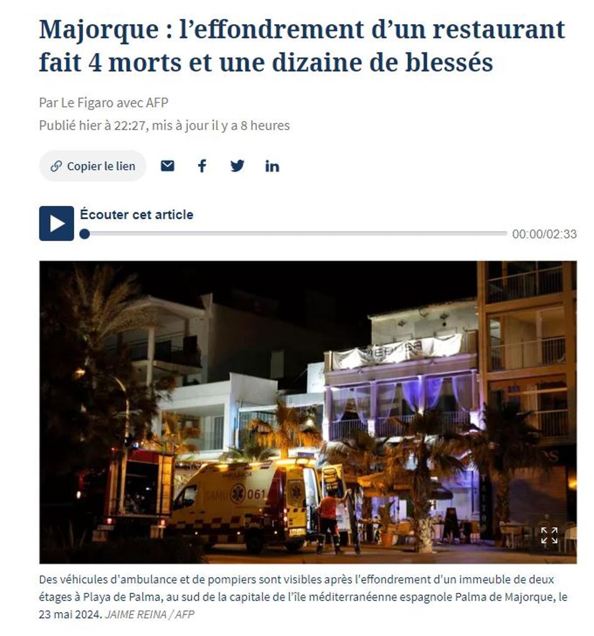 El periódico francés Le Figaro.