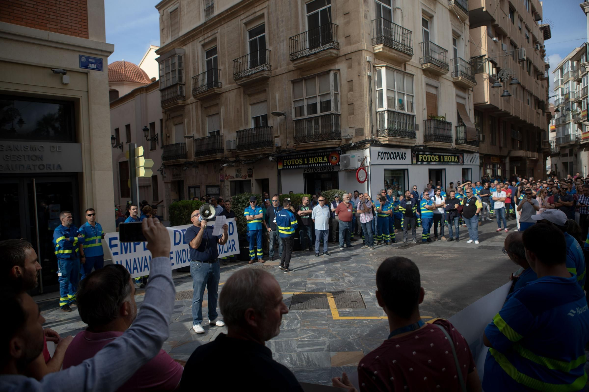 Protesta de los trabajadores de Navantia