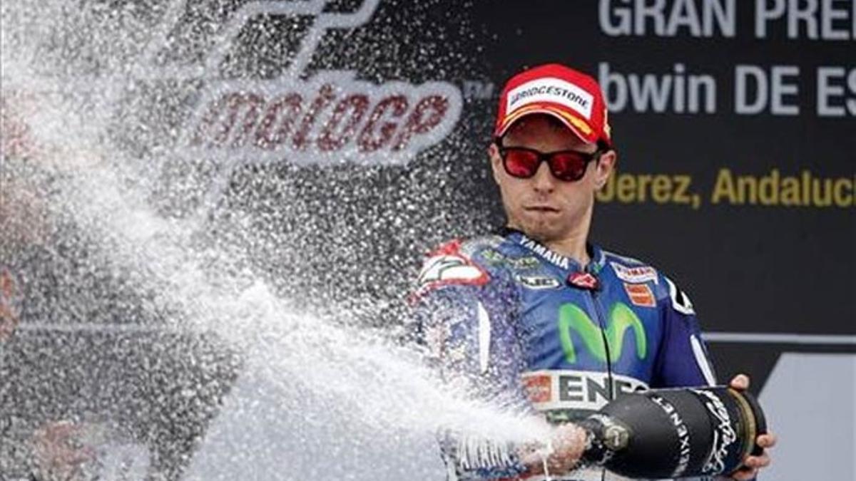 Lorenzo se impuso en Jerez con su Yamaha