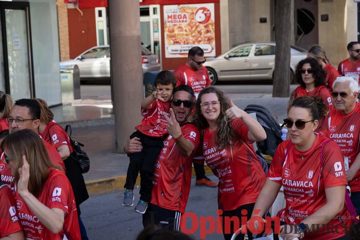 Marcha de la ONG Delwende en Caravaca