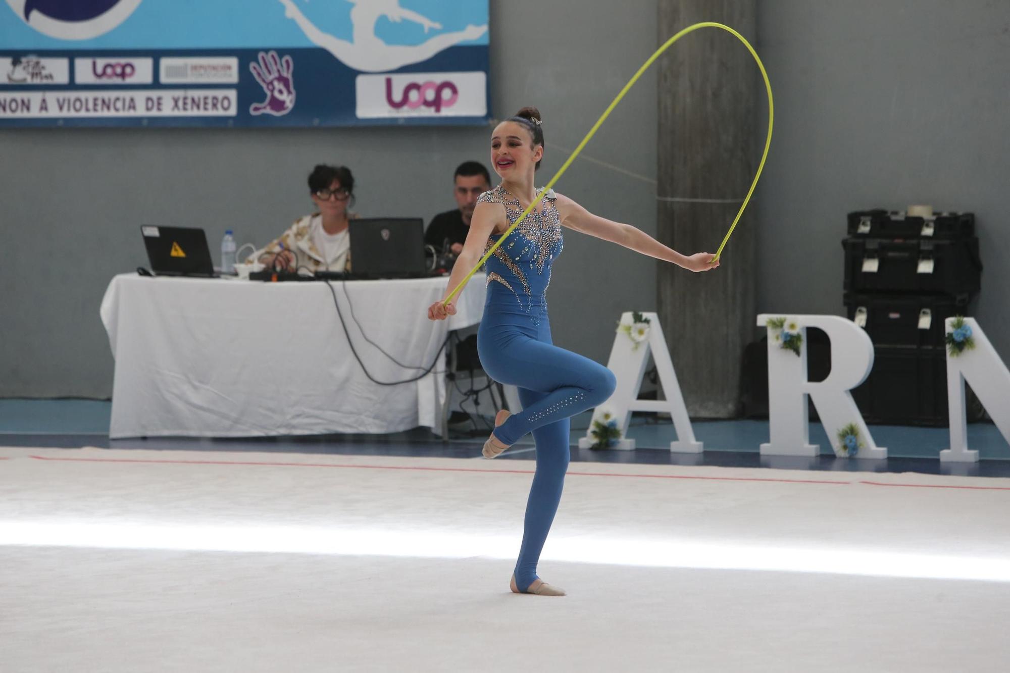 Las promesas de la gimnasia rítmica se citan en Moaña