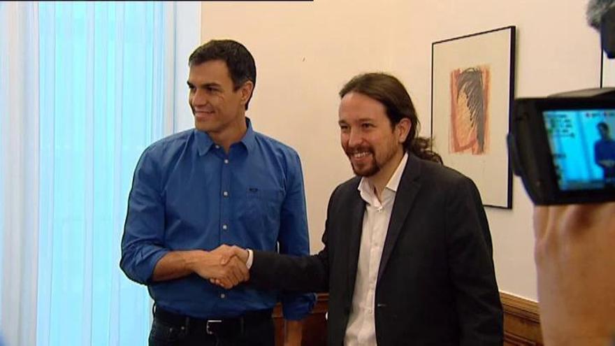 Pedro Sánchez y Pablo Iglesias se vuelven a ver hoy las caras