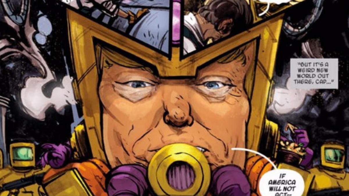 MODAAK, el nuevo villano de Marvel, guarda un sospechoso parecido con el republicano Doanld Trump.