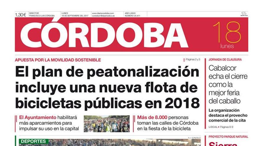 La portada de CÓRDOBA