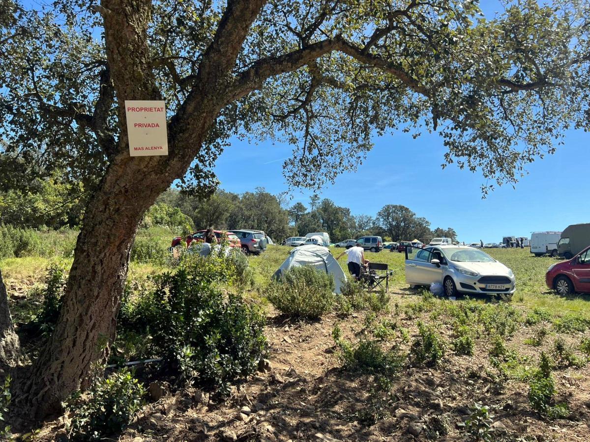 Les imatges de la rave il·legal a les Gavarres