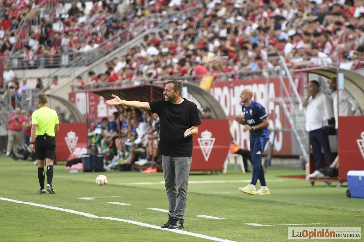 Así fue el encuentro del play off del Real Murcia y el Nástic en la lucha por el ascenso