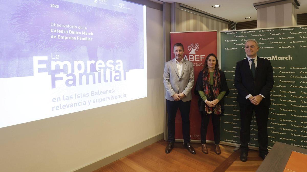 La Cátedra Banca March de Empresa Familiar ha presentado esta mañana el informe “La empresa familiar en las Islas Baleares: relevancia y supervivencia”