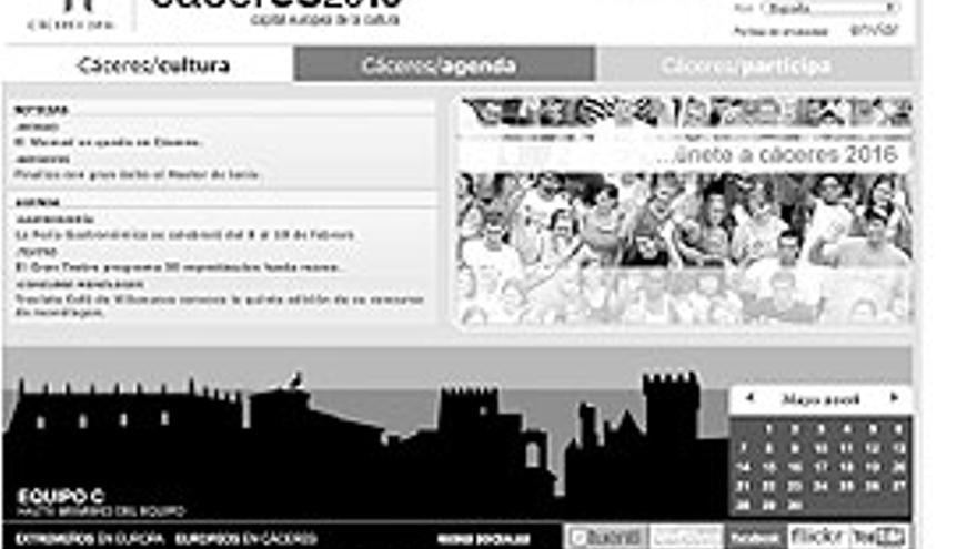 La web de Cáceres 2016 ya está lista e incidirá en la participación ciudadana