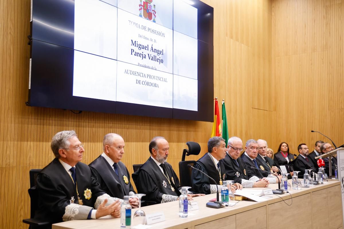 Toma de posesión del nuevo presidente de la Audiencia Provincial