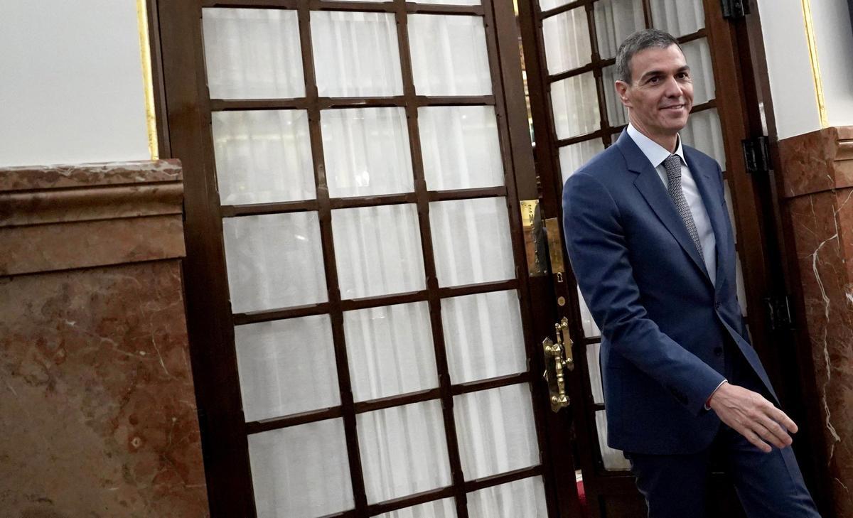Pedro Sánchez. Sesión de control al Gobierno en el Congreso de los Diputados.