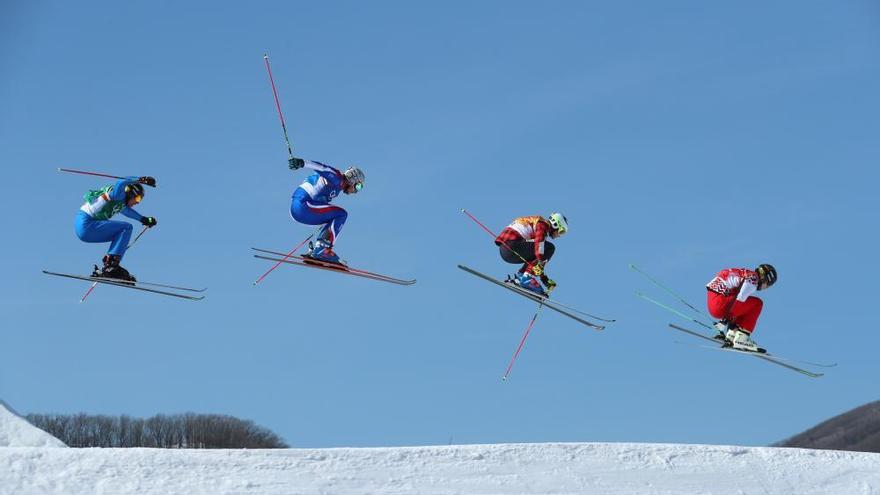 Espeluznante caída de un finalista del ski cross