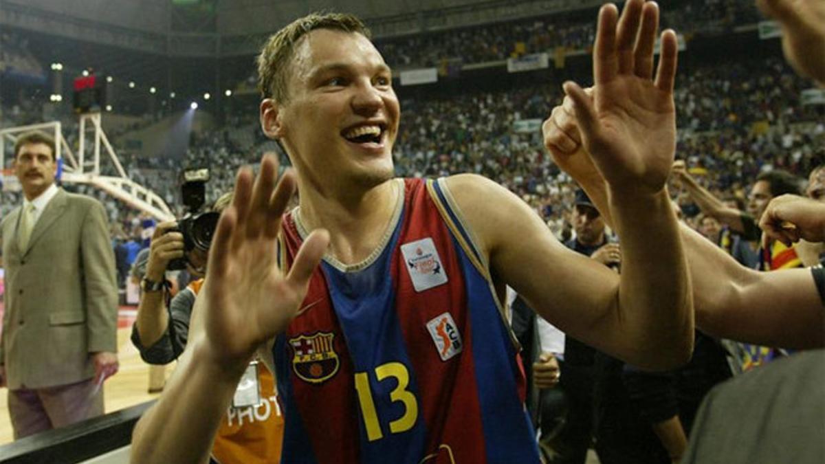 Jasikevicius, uno de los mitos del Palau Blaugrana