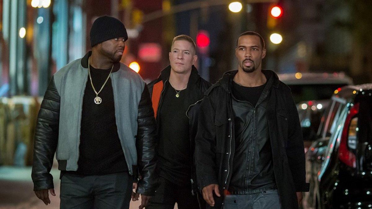 50 Cent, Joseph Sikora y Omari Hardwick, en la serie 'Power'