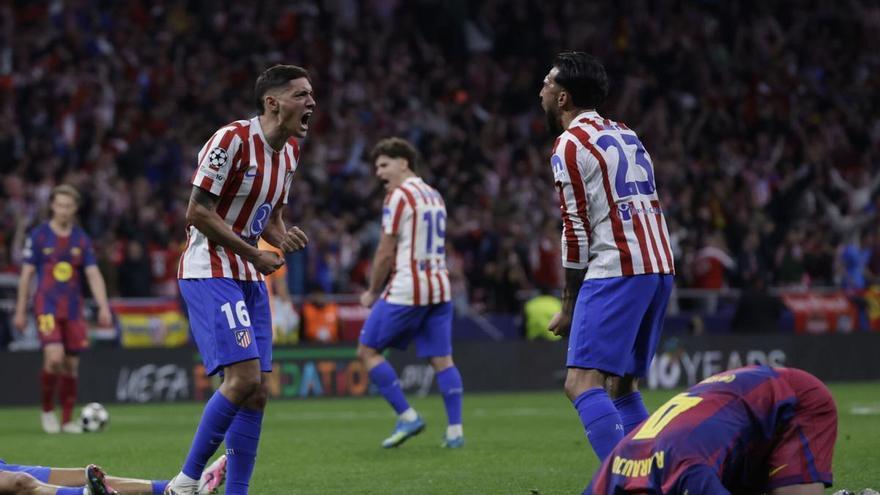 Champions League: Atlético - Barcelona, en imágenes