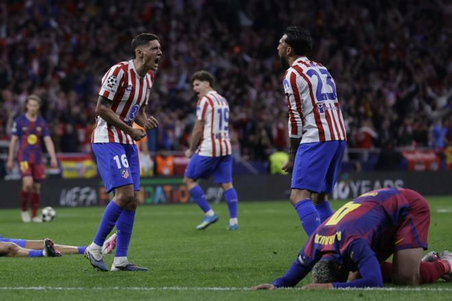 Champions League: Atlético - Barcelona, en imágenes