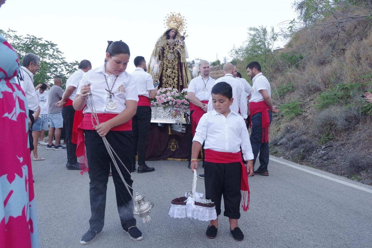 Traslado de la Virgen del Carmen de Olías a la Iglesia de San Vicente Ferrer