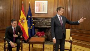 Pedro Sánchez y Alberto Núñez Feijóo