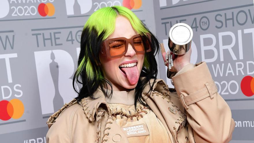 Billie Eilish, en los Brit Award.