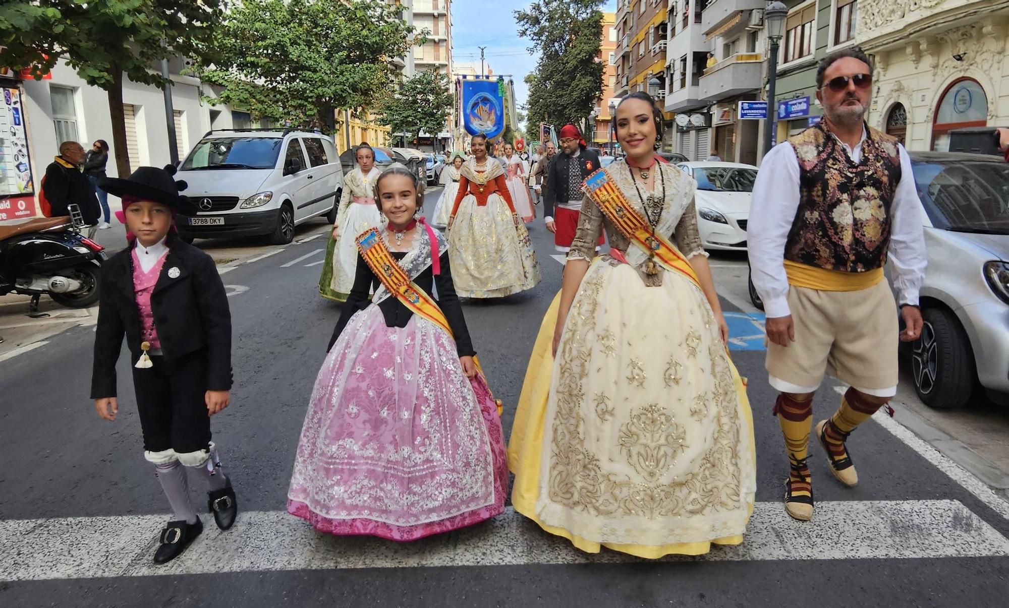 Las comisiones el Marítim, protagonistas en el Homenaje a la Senyera
