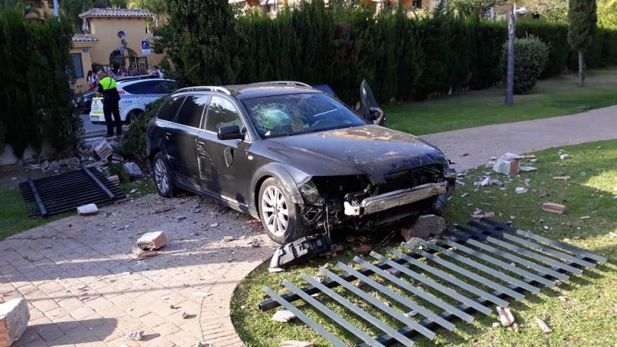 Estado en el que quedó el coche siniestrado