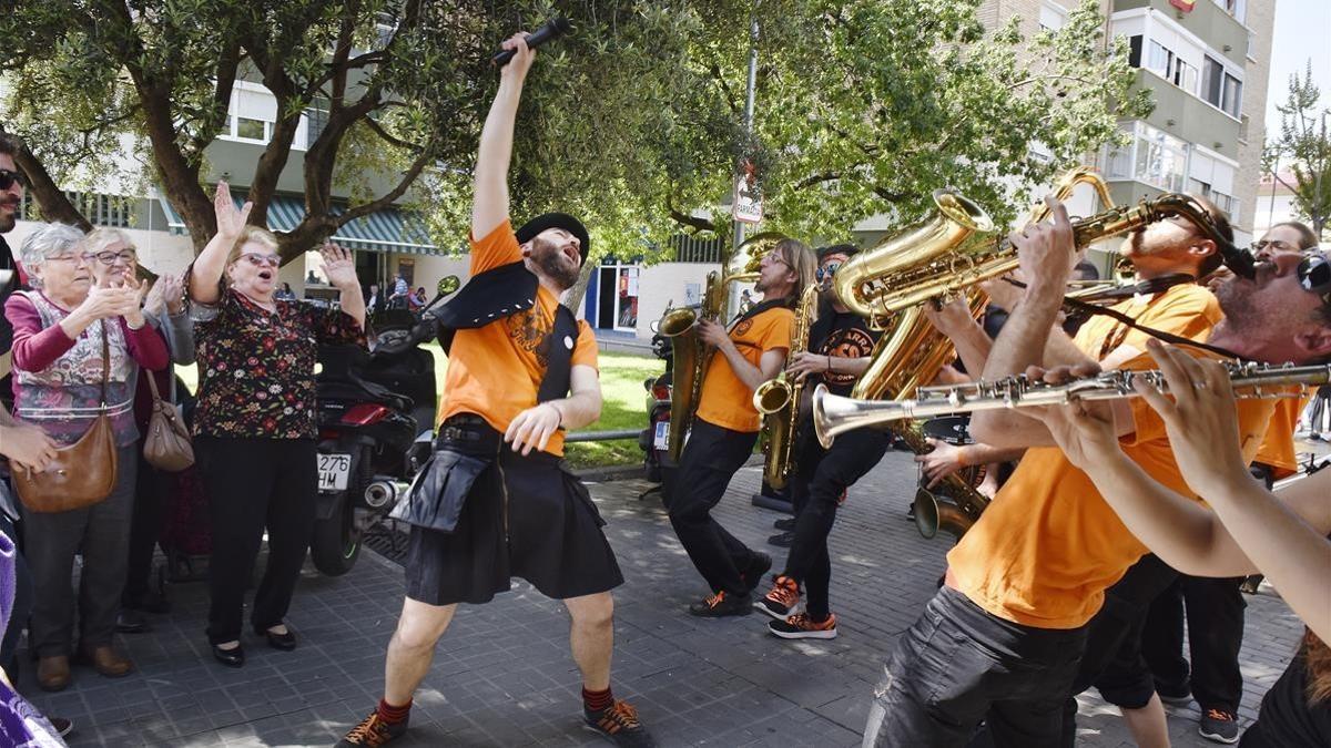 La Bandarra Street Orkestra, en el Gornal