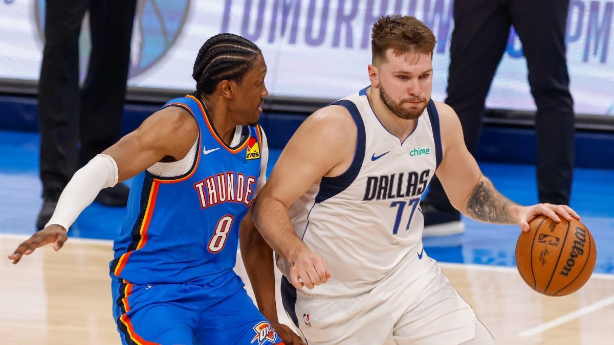 Doncic, durante el partido