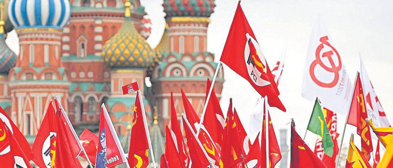 Aniversario de la revolución bolchevique.