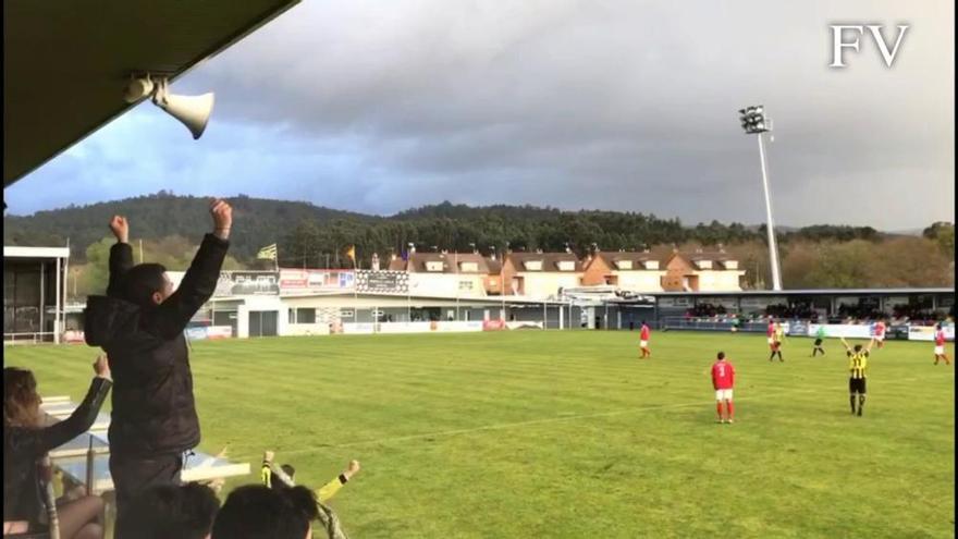 Ribadumia -Negreira |Así fue el gol en propia puerta hizo saltar al público