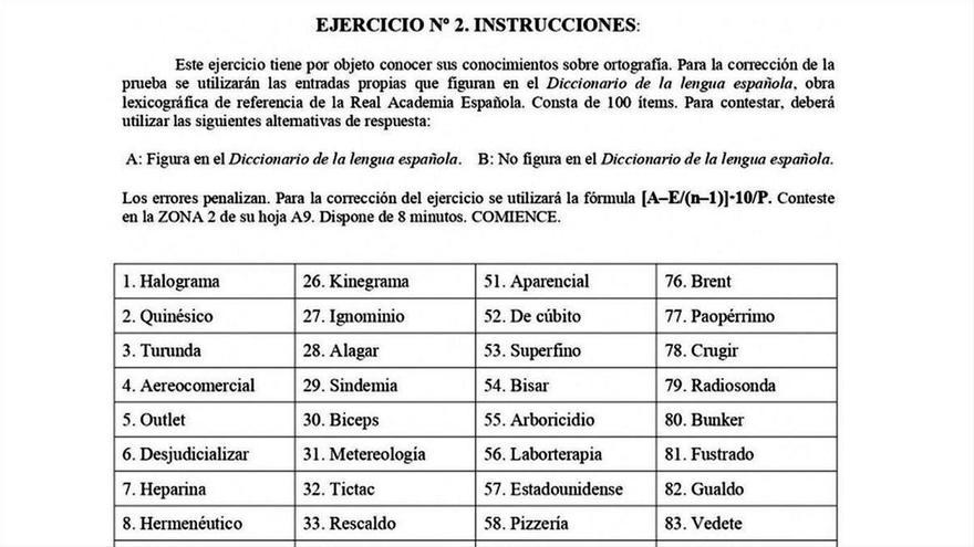 Nueva polémica por el examen de ortografía de la Policía Nacional